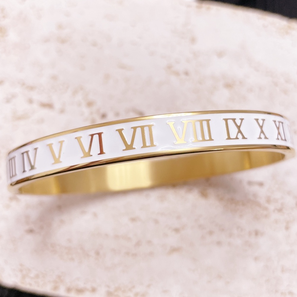 Medium Size Roman Numeral Bangle - Picture 2 of 2